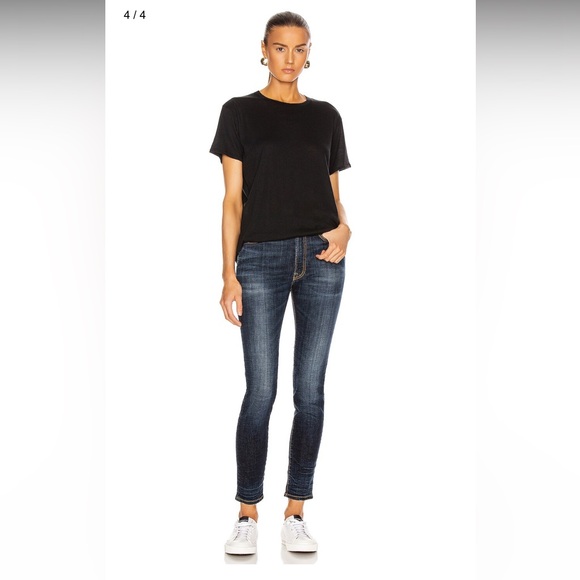 R13 High Rise Skinny Jeans Howell Indigo Size 28 - Picture 4 of 9